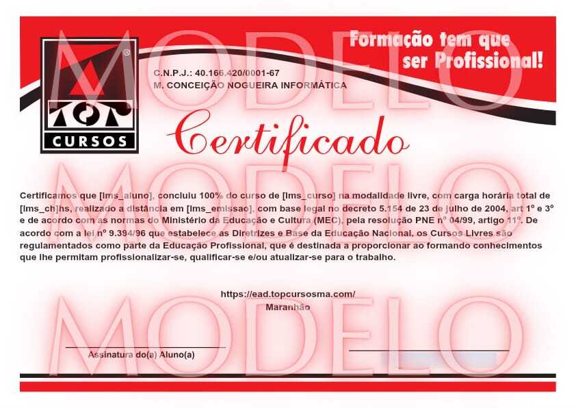 Imagem do Certificado